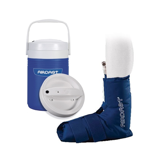 Aircast Ankle Cryo Cuff and Automatic Cold Therapy IC Cooler Saver Pack